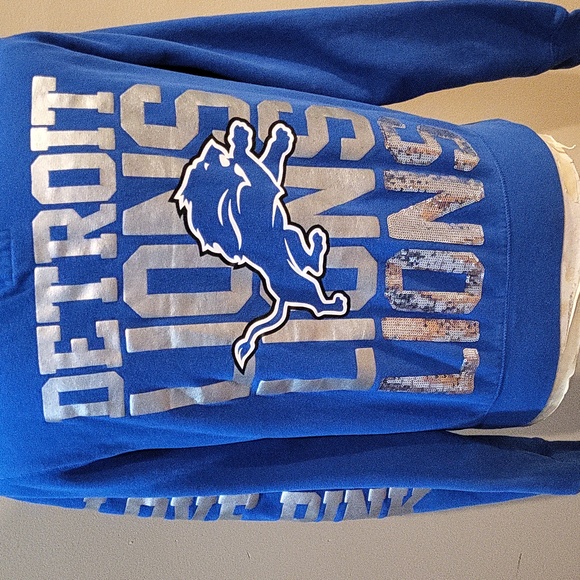 Victoria's Secret PINK Detroit Lions Football Hoodie - Picture 7 of 16